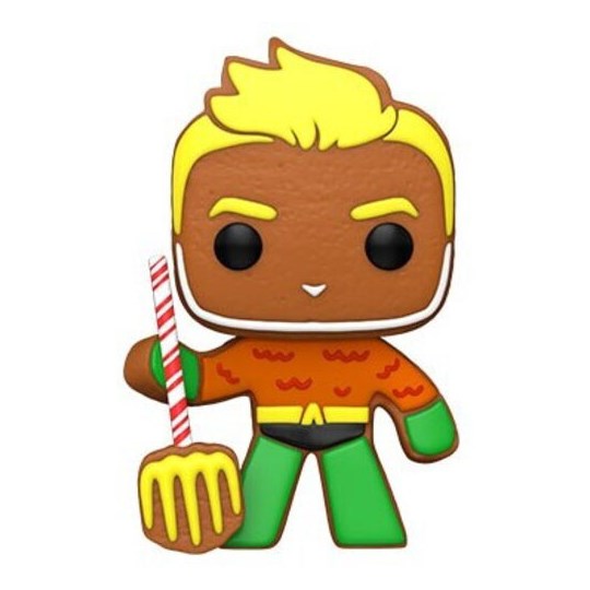 Funko Pop Gingerbread Aquaman #445 - Holiday - Natal - Biscoito de Gengibre