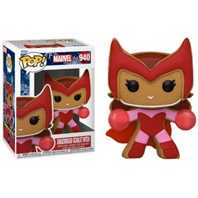 Funko Pop Gingerbread Scarlet Witch #940 - Holiday - Natal - Biscoito de Gengibre