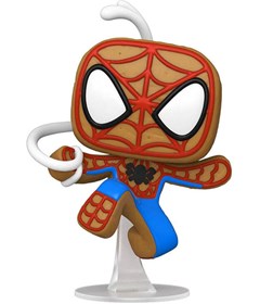 Produto Funko Pop Gingerbread Spider-Man #939 - Holiday - Natal - Biscoito de Gengibre