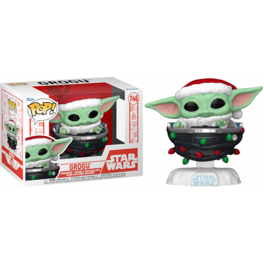 Funko Pop Grogu #746 Holiday Natal - Star Wars