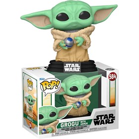 Funko Pop Grogu with armor #584 - The Book of Boba - Star Wars