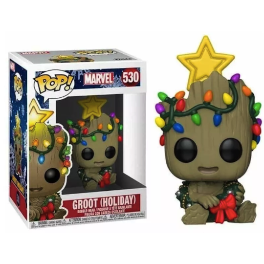 Funko Pop Groot #530 Groot de Natal - Marvel