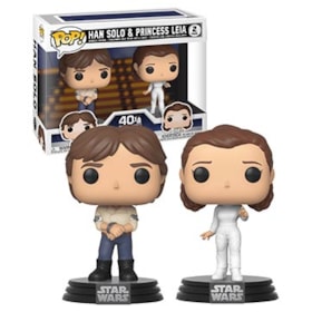 Funko Pop Han Solo & Princesa Leia #2-Pack - Star Wars