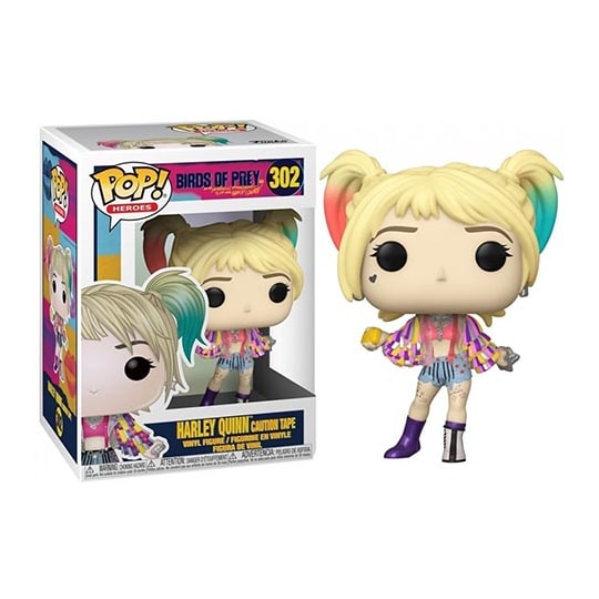 Funko Pop Harley Quinn Caution Tape #302 - Arlequina - DC Comics