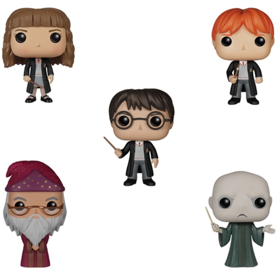 Funko Pop Harry Potter Lord Voldemort Hermione Dumbledore Ron Weasley 5-pack