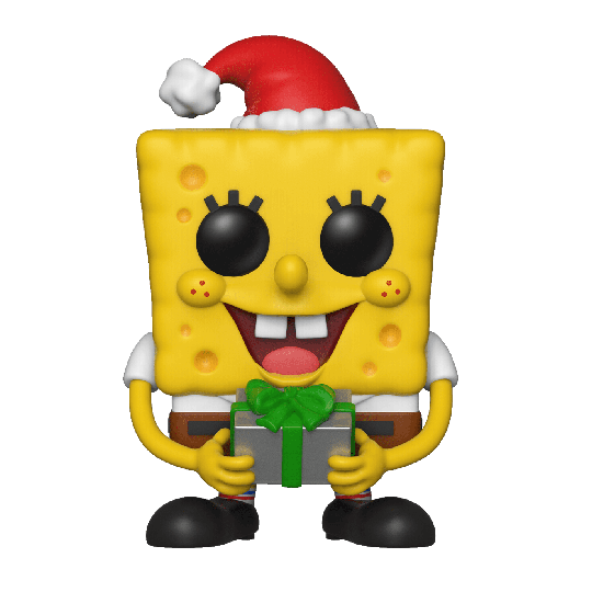 Funko Pop Holiday SpongeBob #453 - Bob Esponja de Natal