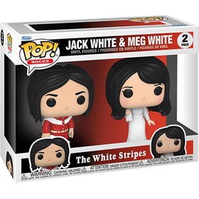 Funko Pop Jack White & Meg White 2-pack - The White Stripes