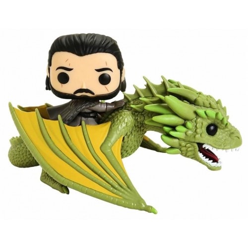 Funko Pop Jon Snow on Rhaegal #67 - Game of Thrones - Geek Fanaticos