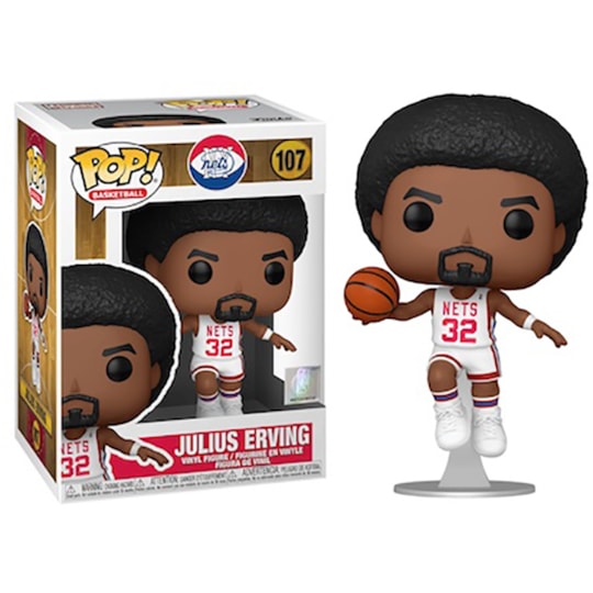 Funko Pop Julius Erving #107 - New York Nets - NBA