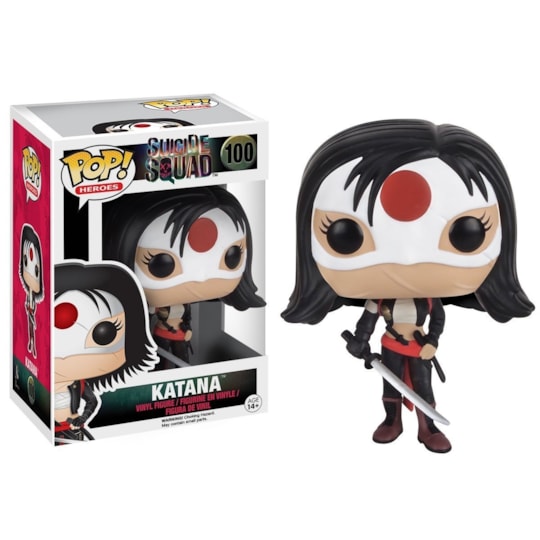 Funko Pop Katana #100 - Suicide Squad - Esquadrão Suicida - DC Comics