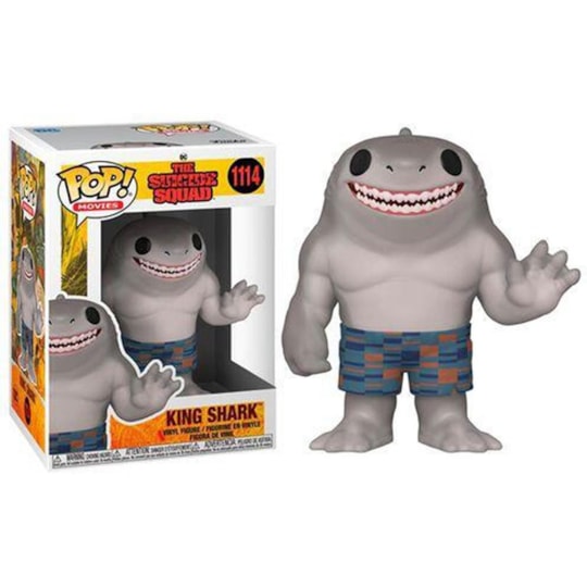 Funko Pop King Shark #1114 - Suicide Squad - Esquadrão Suicida - DC Comics