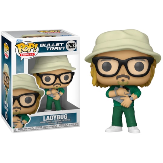 Funko Pop Ladybug Brad Pitt #1292 - Bullet Train