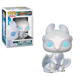 Funko Pop Light Fury #687 - Fúria da Luz - Como Treinar Seu Dragão - Dreamworks