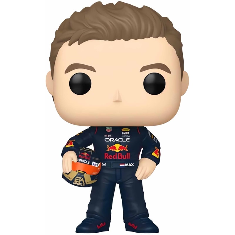 Funko Pop Max Verstappen #08 - Oracle Red Bull Racing - F1 - Geek Fanaticos