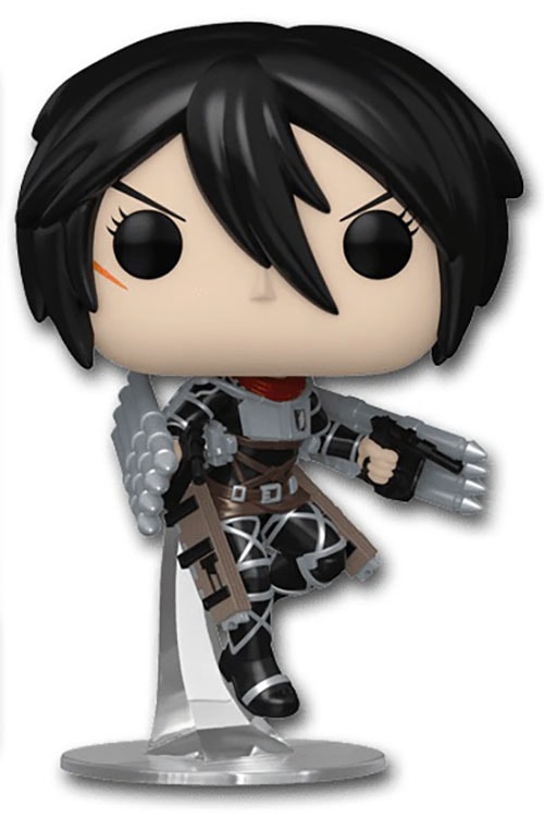 Eren and Mikasa Funko Pops Attack orders On Titan