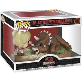Funko Pop Moment Dr Sattler with Triceratops #1198 - Jurassic Park
