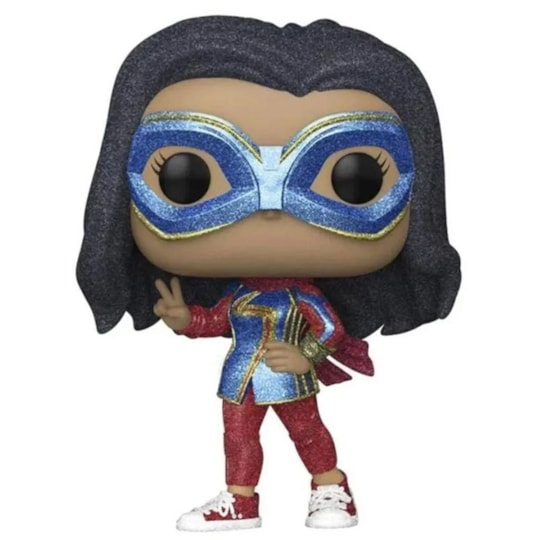 Funko Pop Ms. Marvel Diamond Edition Hot Topic Exclusive Special Edition #1077 - Ms. Marvel - Disney Plus