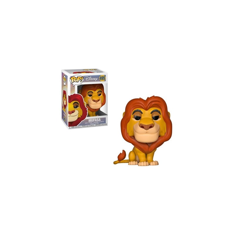 Funko Pop Mufasa #495 - O Rei Leão - Disney - Geek Fanaticos
