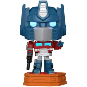 Funko Pop Optimus Prime com Luzes e Som 15 cm Funko.com Exclusive #120 - Transformers