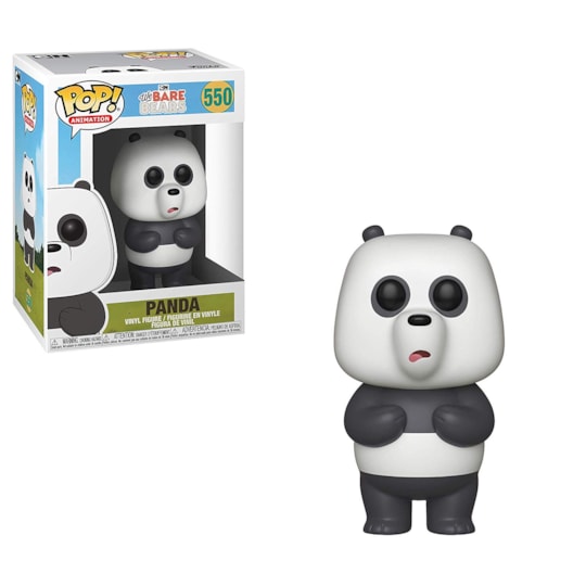 Funko Pop Panda #550 - Ursos sem Curso - Bare Bears - Animation