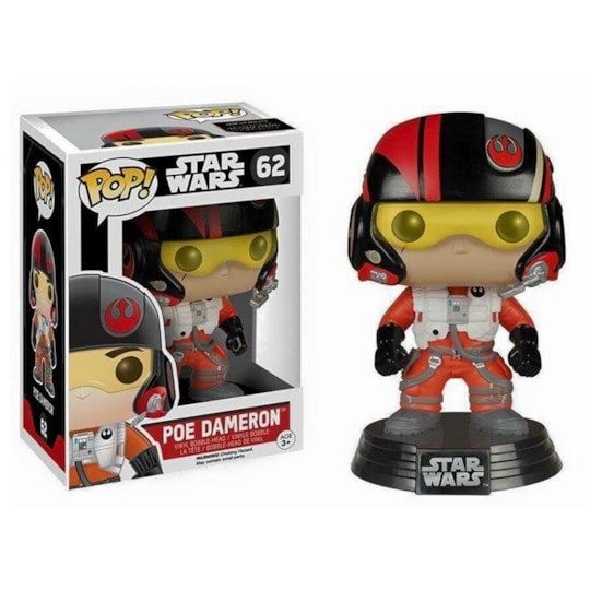 Funko Pop Poe Dameron #62 - O Despertar da Força - Star Wars