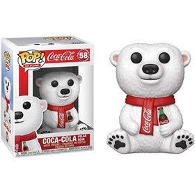 Funko Pop Polar Bear #58 - Pop Ad Icons! Urso Polar Mascote Coca-Cola