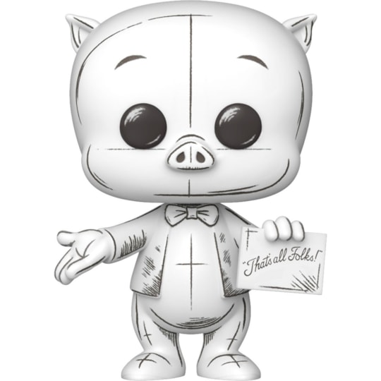 Funko Pop Porky Pig Sketched Deco Gaguinho #2012 - Looney Tunes