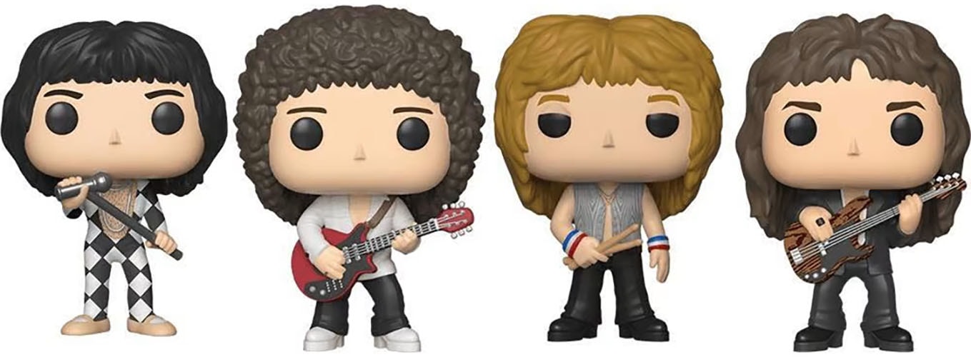 Funko Pop Queen 4-pack Special Edition - Geek Fanaticos