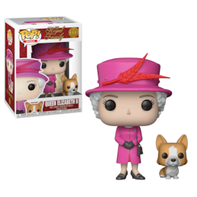 Funko Pop Queen Elizabeth II #01 - Rainha Elizabeth - Família Real - Royals