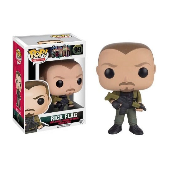 Funko Pop Rick Flag #99 - Suicide Squad Esquadrão Suicida - DC Comics