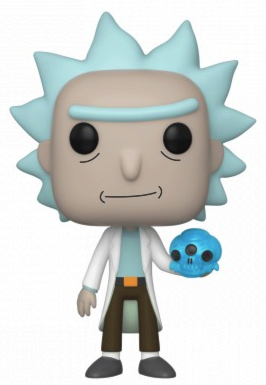 Funko Pop Rick with Crystal Skull #692 - Rick & Morty - Geek Fanaticos