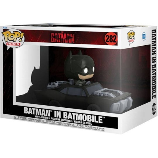 Funko Pop Rides Batman in Batmobile Batmóvel #282 - The Batman - DC Comics
