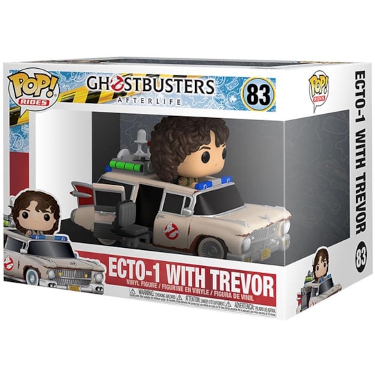 Funko Pop Rides Ecto-1 with Trevor #83 - Ghostbusters After Life - Ghostbusters