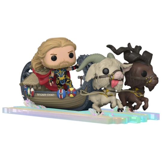 Funko Pop Rides Goat Boat with Thor Toothgnasher & Toothgrinder #230 - Thor Love and Thunder - Thor