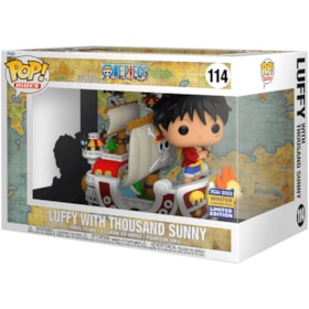 Funko Pop Rides Luffy with Thousand Sunny Funko 2022 Winter Convention Limited Edition #114 - One Piece