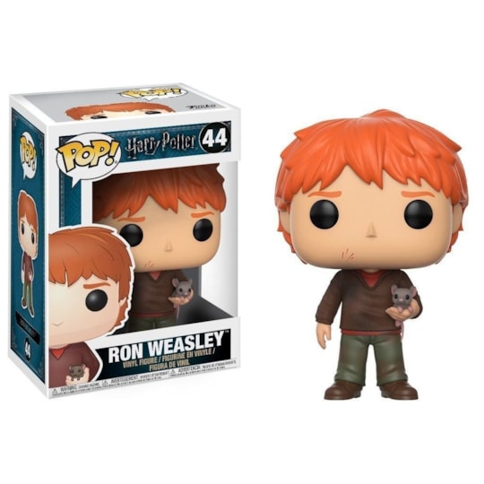 Funko Pop Ron Weasley with scabbers #44 - Ron Weasley com Perebas - Harry Potter