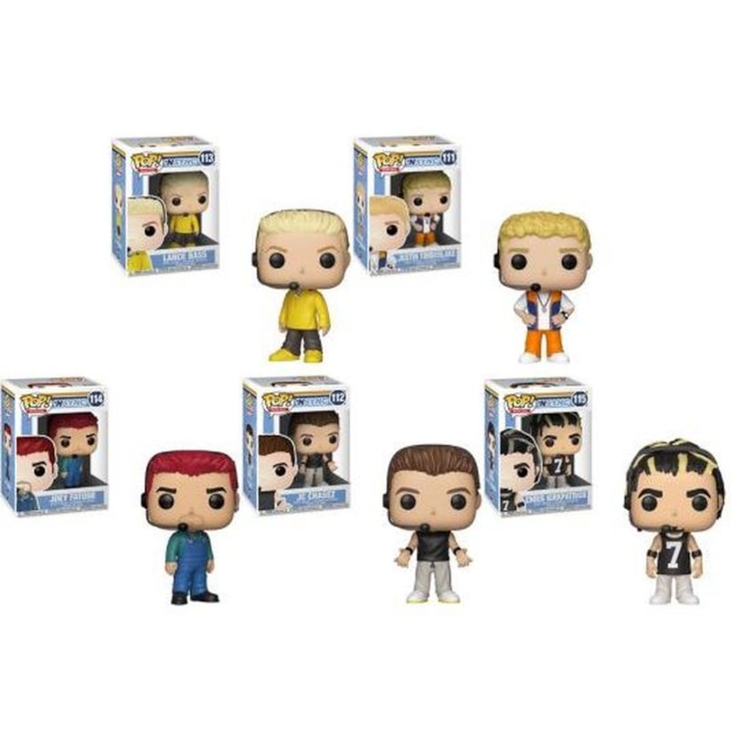 Funko Pop Set NSYNC 5 Personagens Rocks Geek Fanaticos