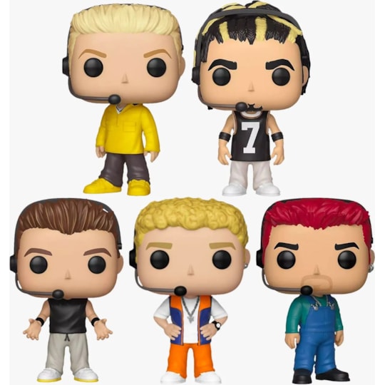 Funko Pop Set NSYNC - 5 Personagens - Rocks