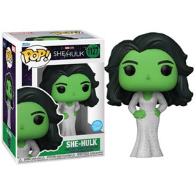 Funko Pop She-Hulk Gala Look Glitter #1127 - She-Hulk - Mulher-Hulk