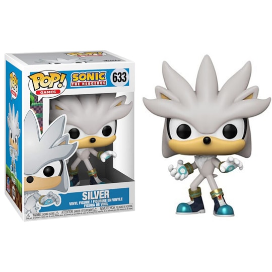 Funko Pop Silver #633 - Sonic The Hedgehog