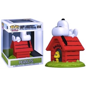 Funko Pop Snoopy & Woodstock on Doghouse #856 - Peanuts - Turma do Charlie Brown Minduim