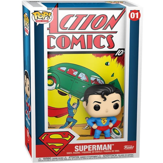 Funko Pop Superman #01 - Comic Book Cover - DC Comics
