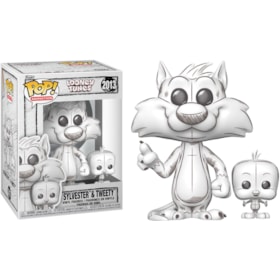 Funko Pop Sylvester & Tweety Sketched Deco Frajola e Piu-Piu #2013 - Looney Tunes