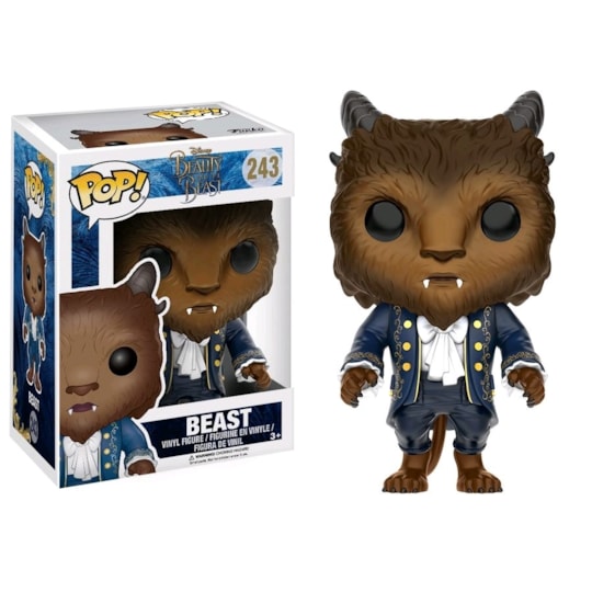 Funko Pop The Beast #243 A Fera - A Bela e a Fera - The Beauty And The Beast - Disney