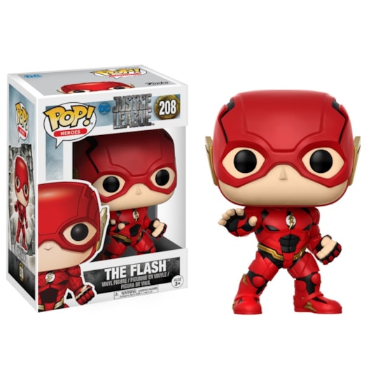 Funko Pop The Flash #208 - A Liga da Justiça - DC Comics