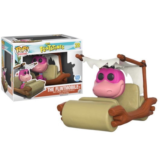 Funko Pop The Flintmobile With Dino #28 - Pop! Rides - Flintstones