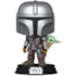Funko Pop The Mandalorian with Grogu #818 - O Mandaloriano - Star Wars