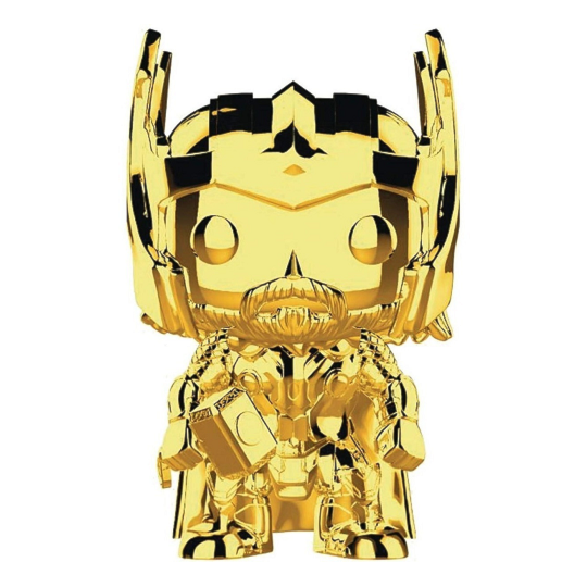 Funko Pop Thor Gold Chrome #381 - Dourado 10 Years Edition - Marvel