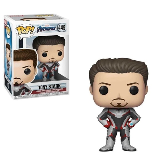 Funko Pop Tony Stark #449 - Iron Man Vingadores Ultimato - Marvel