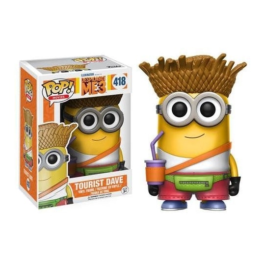 Funko Pop Tourist Dave #418 - Turista Dave Minions 3